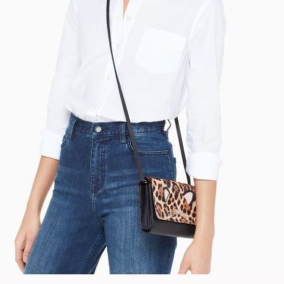 Kate Spade New York Leopard Summer Run Wild Crossbody Bag - Picture 2 of 8